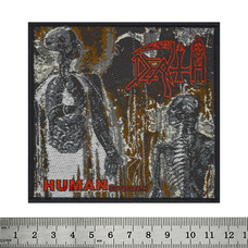 Нашивка ткана DEATH - HUMAN (ofp-045) Зображення