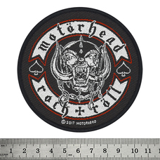 Нашивка ткана MOTORHEAD - BIKER BADGE (ofp-061) Зображення
