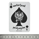 Нашивка ткана MOTORHEAD - ACE OF SPADES CARD (ofp-062) Зображення