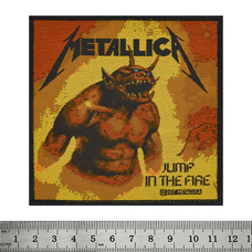 Нашивка ткана METALLICA - JUMP IN THE FIRE (ofp-065) Изображение