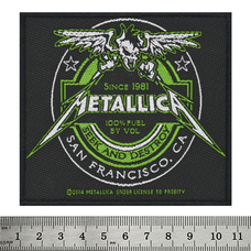 Нашивка ткана METALLICA - BEER LABEL (ofp-067) Зображення
