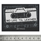 Нашивка ткана METALLICA - NO LIFE 'TILL LEATHER (ofp-069) Зображення