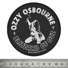 Нашивка ткана OZZY OSBOURNE - BLIZZARD OF OZZ (ofp-071) Зображення