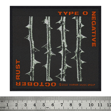 Нашивка ткана TYPE O NEGATIVE - OCTOBER RUST (ofp-078) Зображення