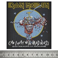 Нашивка ткана IRON MAIDEN - CAN I PLAY WITH MADNESS в блістері (ofpb-082) Зображення