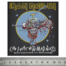 Нашивка ткана IRON MAIDEN - CAN I PLAY WITH MADNESS в блістері (ofpb-082) Зображення