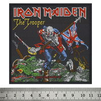 Нашивка ткана IRON MAIDEN - THE TROOPER в блістері (ofpb-084) Зображення