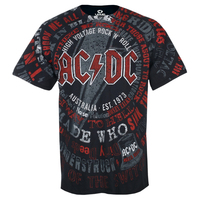 Футболка Liquid Blue AC/DC - Songs Зображення
