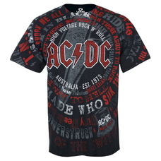 Футболка Liquid Blue AC/DC - Songs Изображение