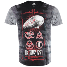 Футболка Liquid Blue Led Zeppelin - UK Tour 1971 (Tie-Dye) Зображення