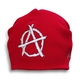 Шапка з вишивкою Anarchy (червона) Изображение