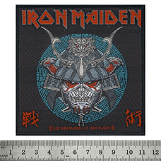 Нашивка ткана IRON MAIDEN - SENJUTSU (SAMURAI EDDIE) в блістері (ofpb-089) Зображення