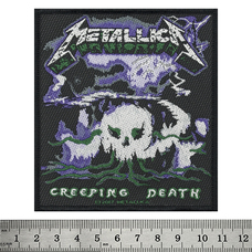 Нашивка ткана METALLICA - CREEPING DEATH (ofp-104) Изображение
