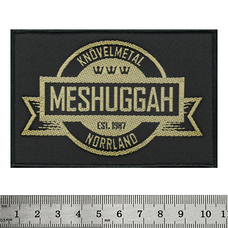 Нашивка ткана MESHUGGAH - CREST (ofp-116) Изображение