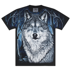 Футболка Вовк у лісі (Rock Eagle, Total t-shirt) Зображення