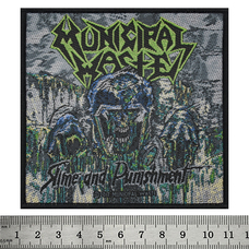 Нашивка ткана MUNICIPAL WASTE - SLIME AND PUNISHMENT (ofp-122) Изображение