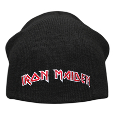 Шапка біні IRON MAIDEN - LOGO (з вишитим логотипом) heol-003 Зображення
