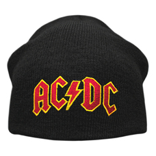 Шапка біні AC/DC - LOGO (з вишитим логотипом) heol-005 Зображення