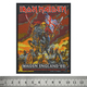 Нашивка ткана IRON MAIDEN - MAIDEN ENGLAND (ofp-139) (ofp-139) Зображення