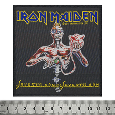 Нашивка ткана IRON MAIDEN - SEVENTH SON (ofp-140) Изображение