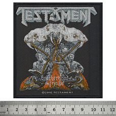 Нашивка ткана TESTAMENT - BROTHERHOOD OF THE SNAKE (ofp-148) Зображення