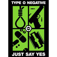 Плакат Type O Negative (Just Say Yes) Изображение
