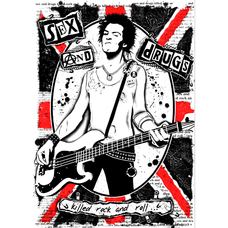 Плакат Sid Vicious (Killed Rock’n’Roll) Изображение