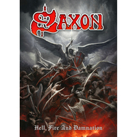 Плакат Saxon (Hell, Fire And Damnation) Зображення