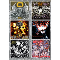 Стікерпак Napalm Death (album covers) SP-189 Изображение