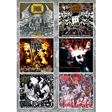 Стікерпак Napalm Death (album covers) SP-189 Зображення