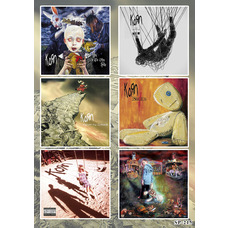 Стікерпак Korn (album covers) SP-215 Зображення