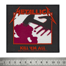 Нашивка ткана METALLICA - KILL EM ALL (ofp-150) Изображение