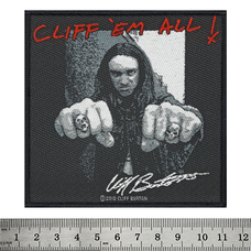 Нашивка ткана METALLICA - CLIFF 'EM ALL (ofp-151) Изображение