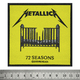 Нашивка ткана METALLICA - 72 SEASONS (ofp-152) Зображення
