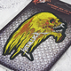 Нашивка ткана METALLICA - FLAMING SKULL CUT OUT (ofp-161) Зображення