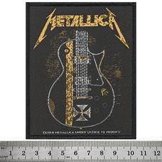 Нашивка ткана METALLICA - HETFIELD GUITAR (ofp-164) Изображение