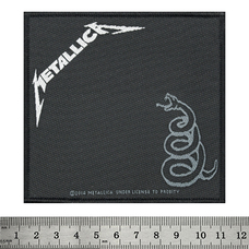 Нашивка ткана METALLICA - BLACK ALBUM (ofp-165) Зображення