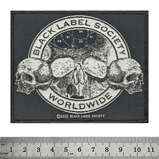Нашивка ткана BLACK LABEL SOCIETY - SKULLS (ofp-169) Зображення
