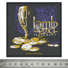 Нашивка ткана LAMB OF GOD - SACRAMENT (ofp-195) Зображення