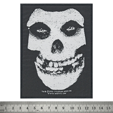 Нашивка ткана MISFITS - WHITE SKULL (ofp-201) Зображення