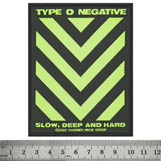 Нашивка ткана TYPE O NEGATIVE - SLOW, DEEP & HARD (ofp-230) Изображение