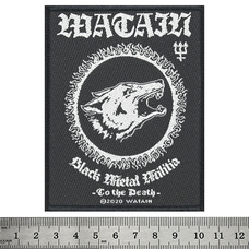 Нашивка ткана WATAIN - BLACK METAL MILITIA (ofp-234) Зображення