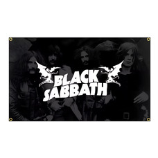 Прапор Black Sabbath (logo with band) sfc-064 Зображення