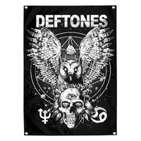 Прапор Deftones (Owl and Skull) sfc-069 Изображение
