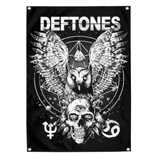 Прапор Deftones (Owl and Skull) sfc-069 Зображення