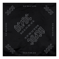 Бандана AC/DC - BACK IN BLACK (olb-011) Зображення
