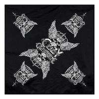 Бандана OZZY OSBOURNE - SKULL & WINGS (olb-033) Изображение
