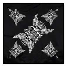 Бандана OZZY OSBOURNE - SKULL & WINGS (olb-033) Изображение