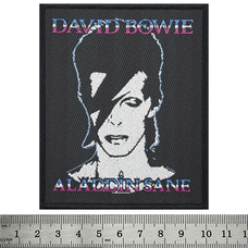 Нашивка ткана DAVID BOWIE - ALADDIN SANE (ofp-251) Зображення