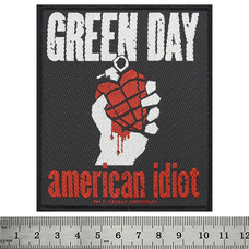 Нашивка ткана GREEN DAY - AMERICAN IDIOT (ofp-264) Изображение